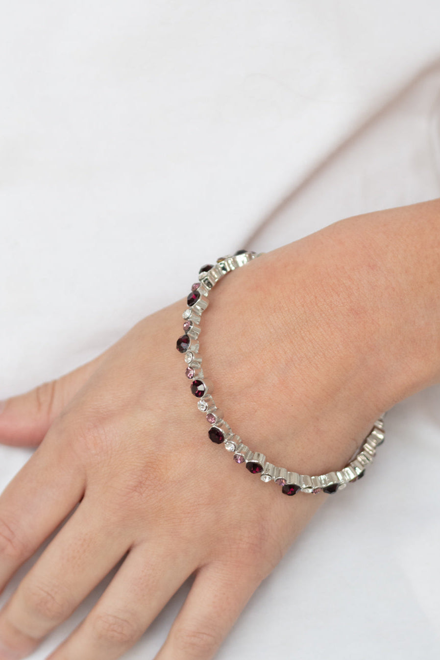 Paparazzi Bracelets - Twinkly Trendsetter - Purple