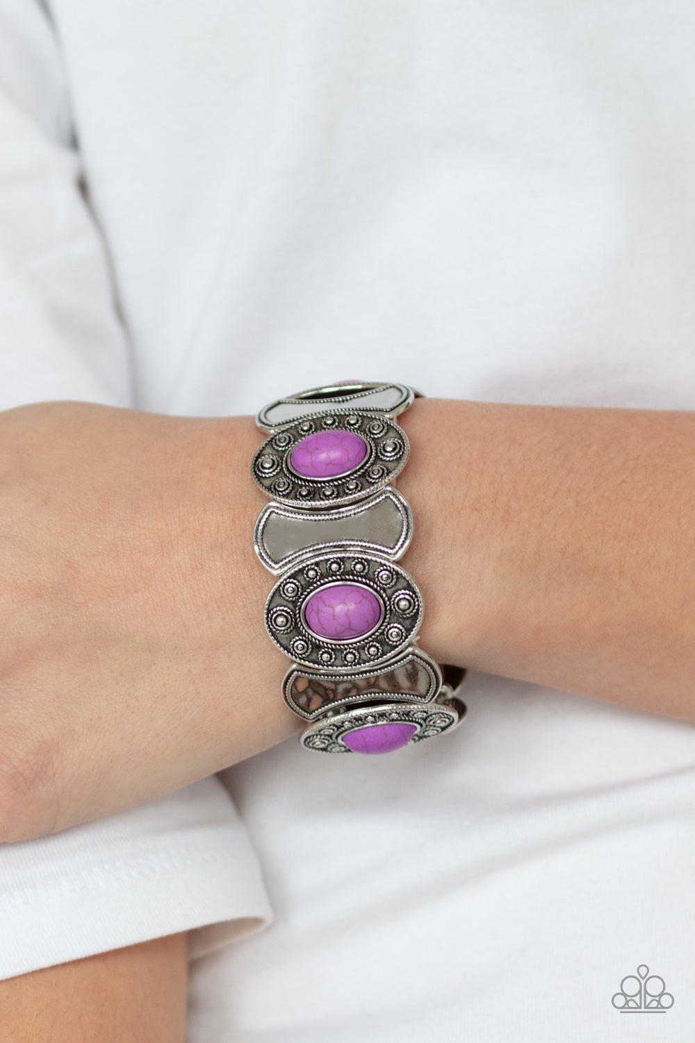 Paparazzi Bracelets - Desert Relic - Purple
