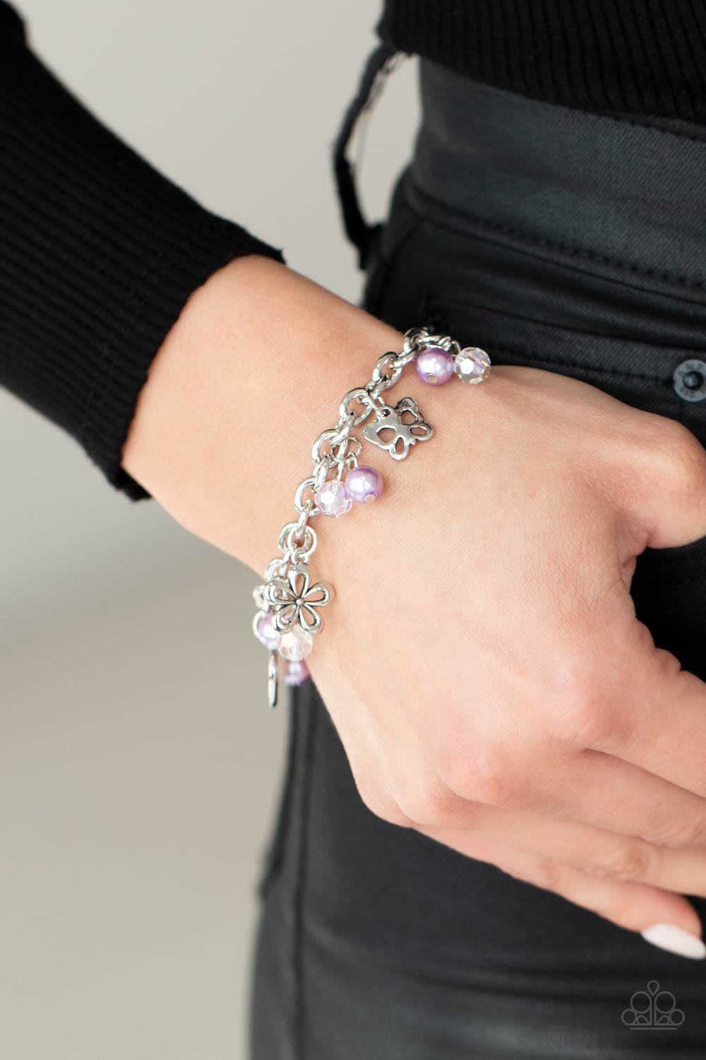 Paparazzi Bracelets - Retreat Into Romance - Purple