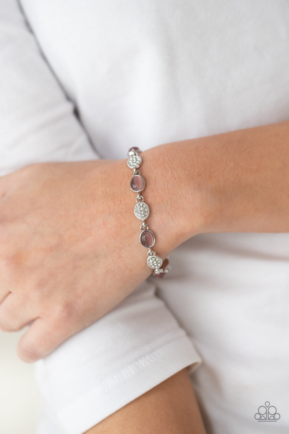 Paparazzi Bracelets - Stop and Glow - Purple