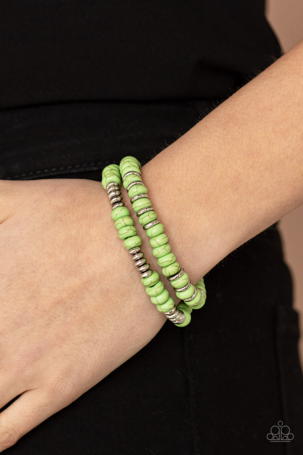 Paparazzi Bracelets -Desert Rainbow - Green