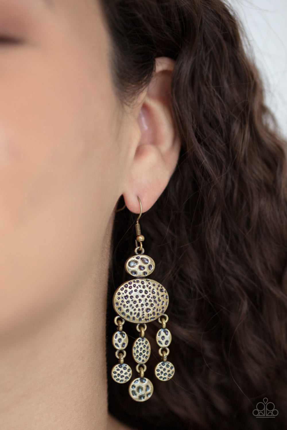 Paparazzi Earrings - Get Your Artifacts Straight - Brass