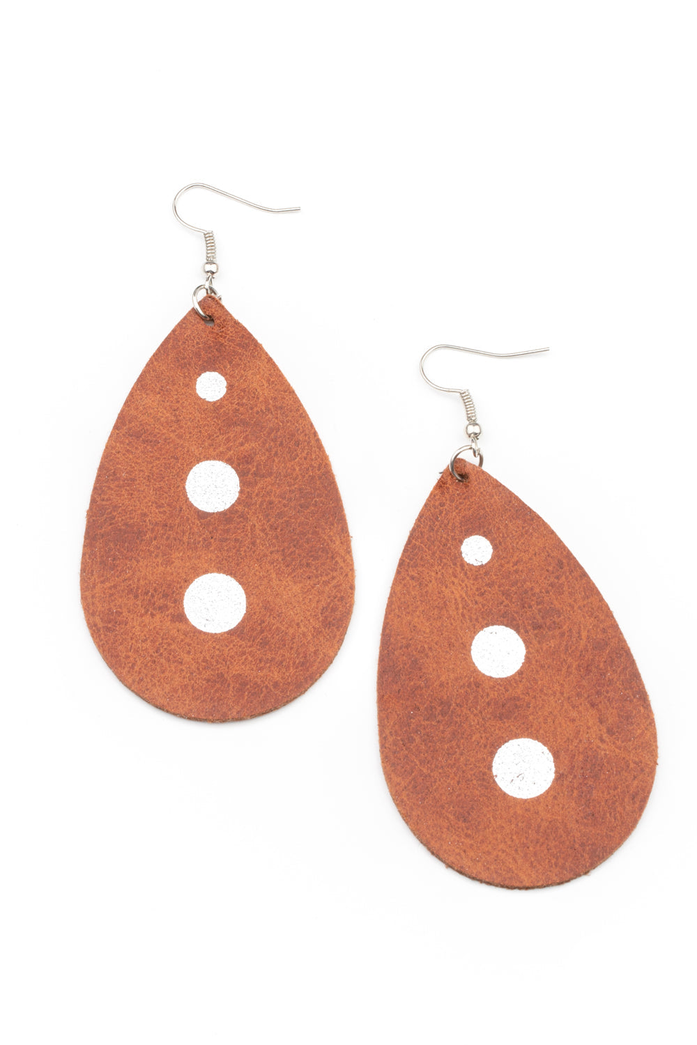 Paparazzi Earrings - Rustic Torrent - Brown