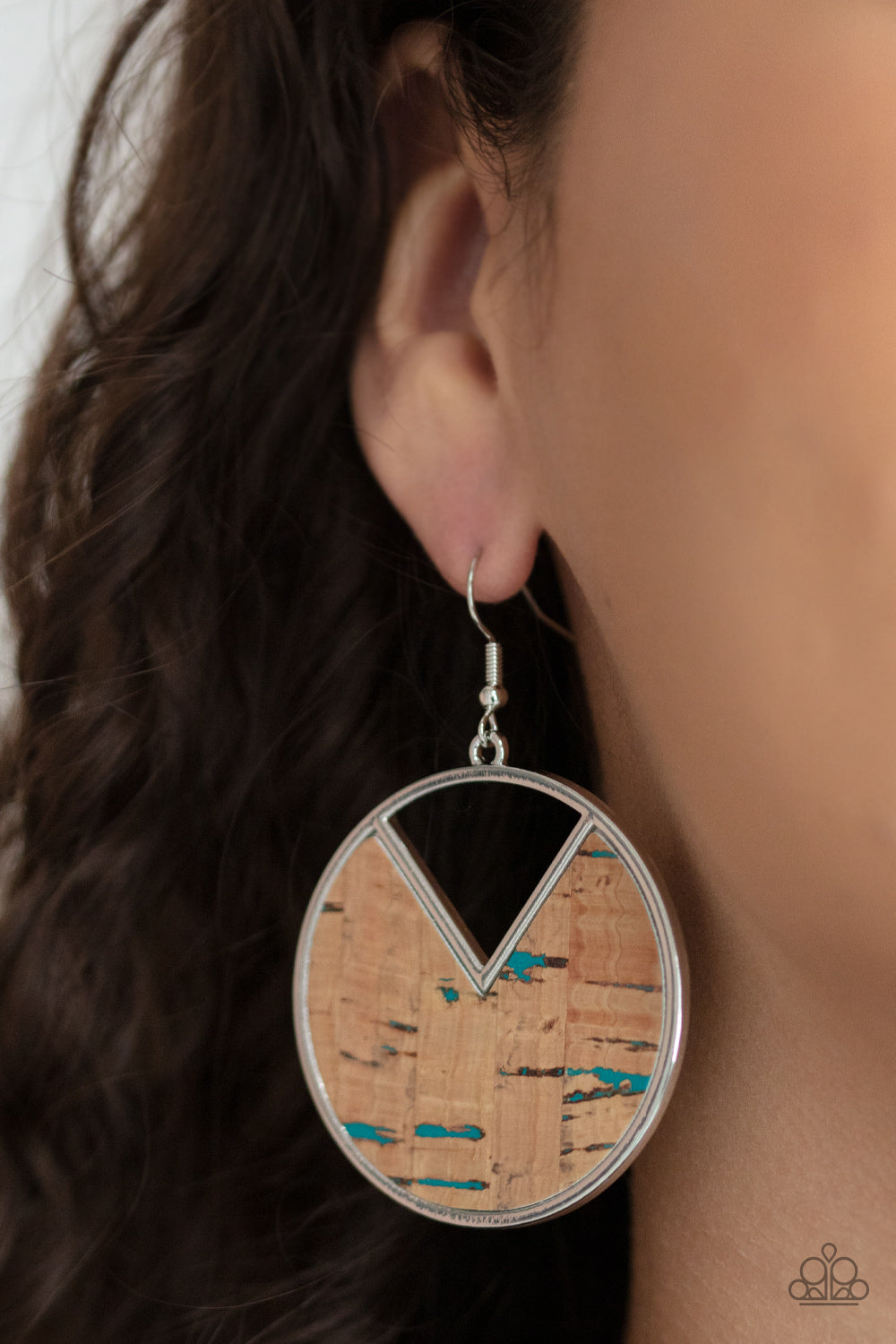 Paparazzi Earrings - Nod - Nature - Blue