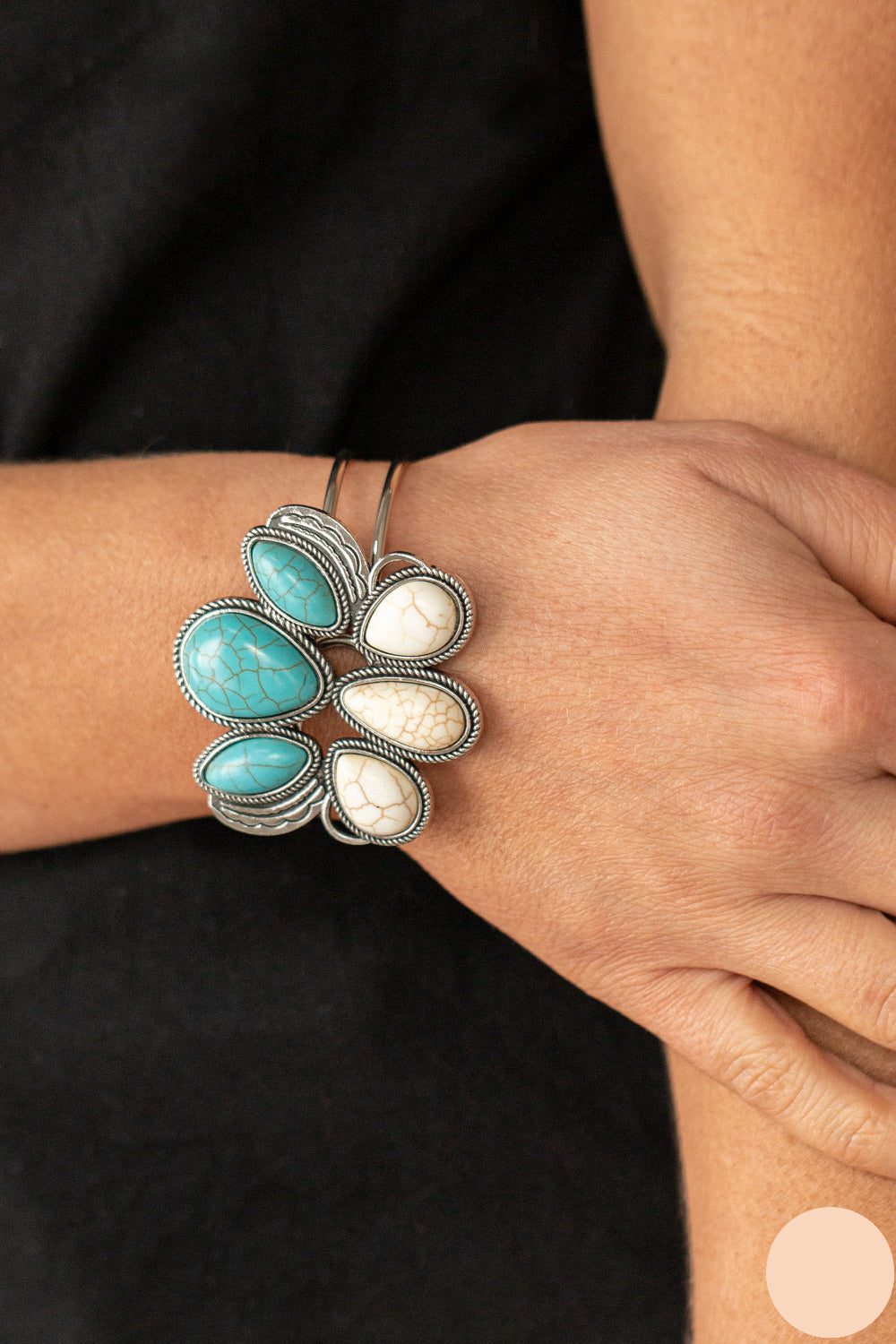 Paparazzi Bracelets - Botanical Badlands - White
