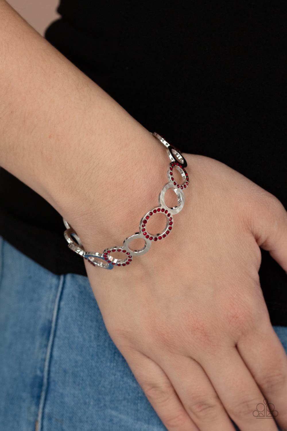 Paparazzi Bracelets - Future, Past, and Polished - Red