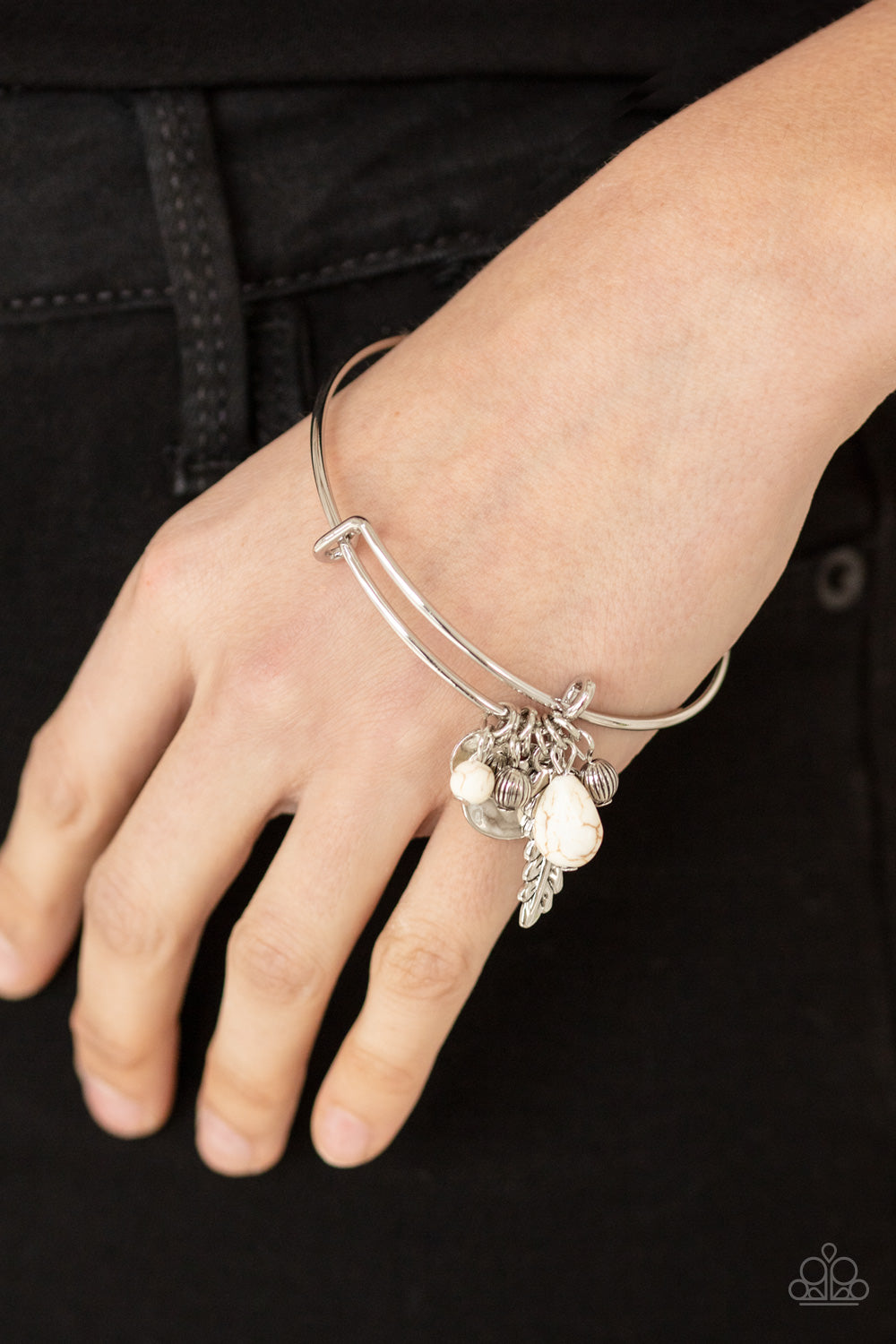 Paparazzi Bracelets - Root and Ranch - White