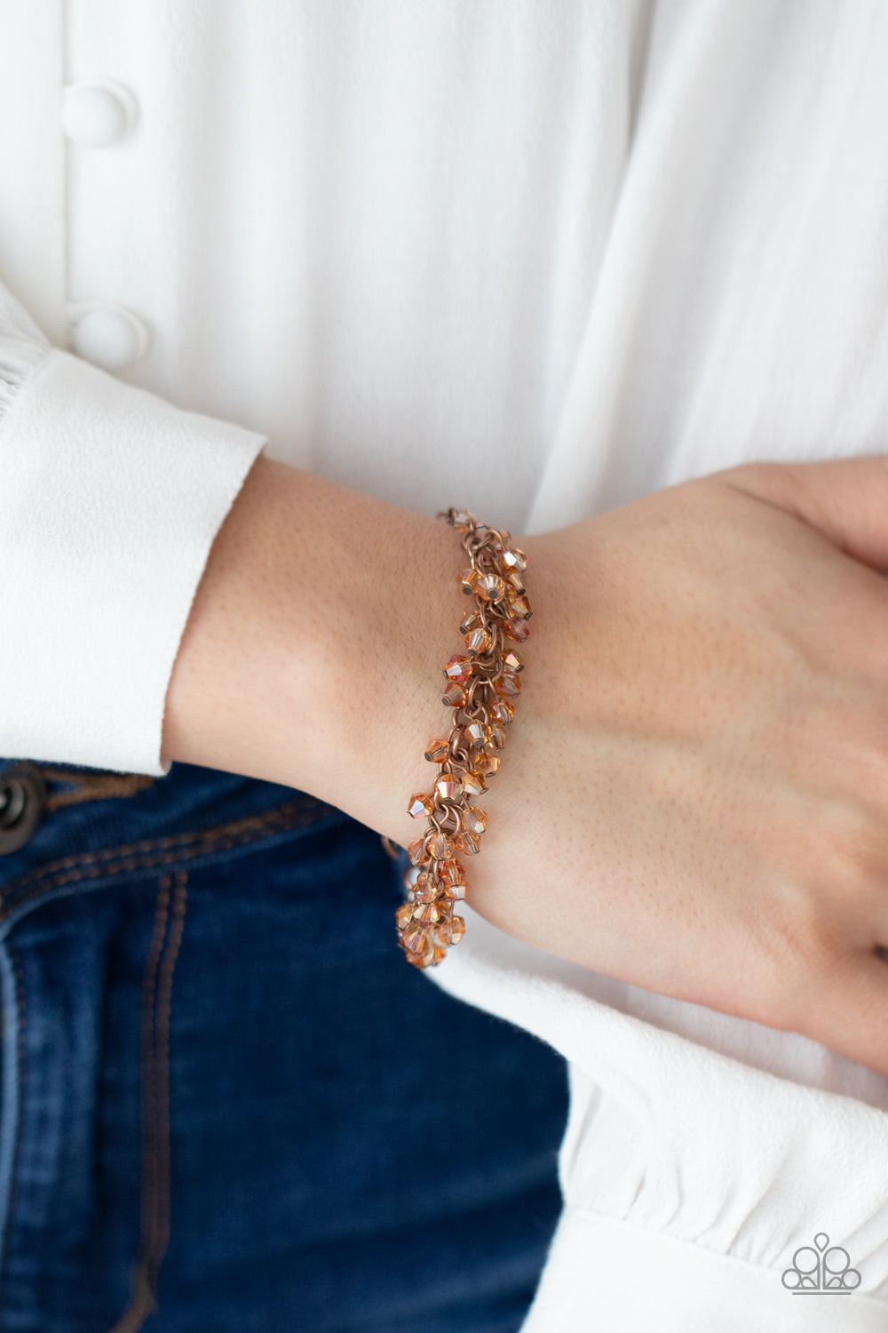 Paparazzi Bracelets - Twinkly Twilight - Copper