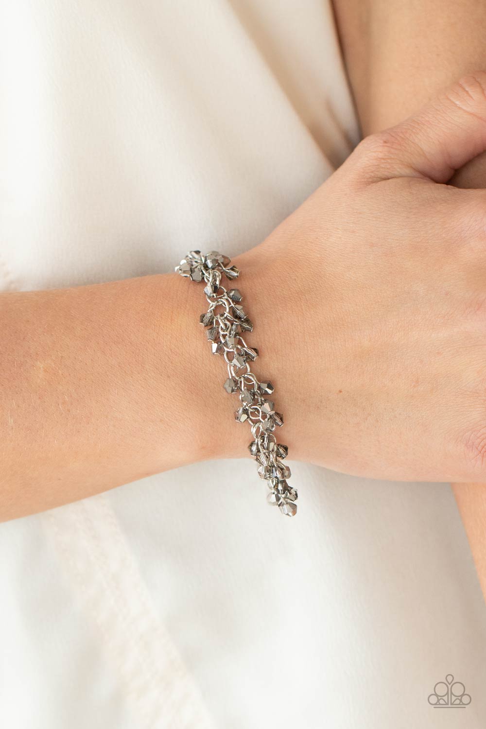 Paparazzi Bracelets - Twinkly Twilight - Silver