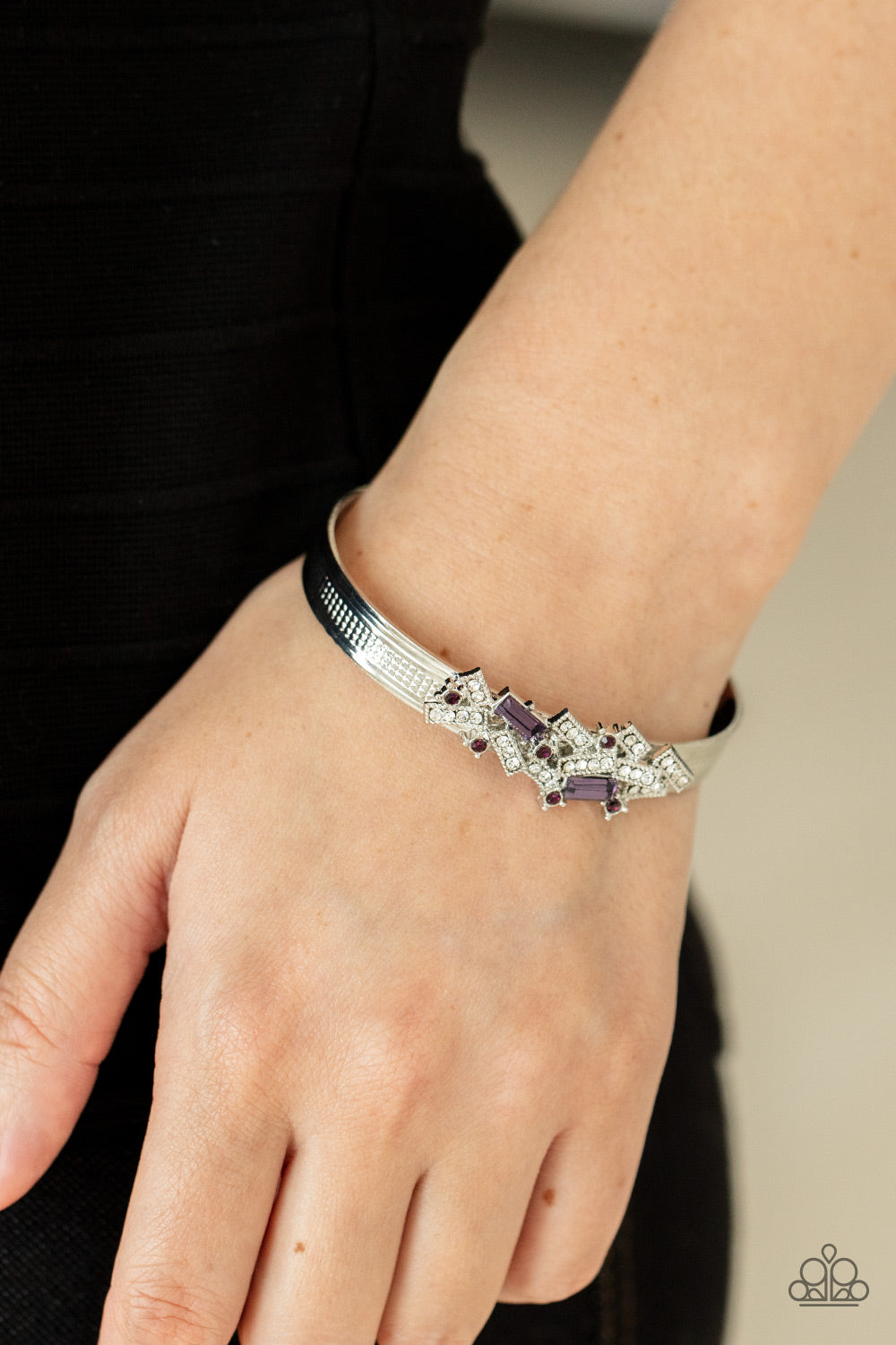 Paparazzi Bracelets - A Chic Clique - Purple