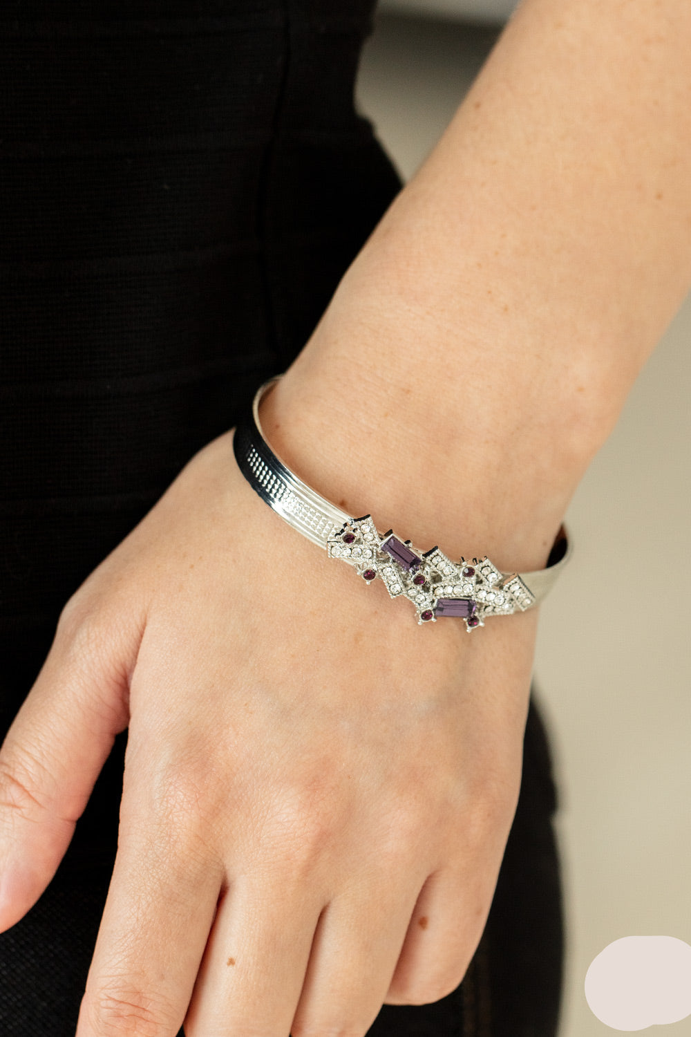 Paparazzi Bracelets - A Chic Clique - Purple
