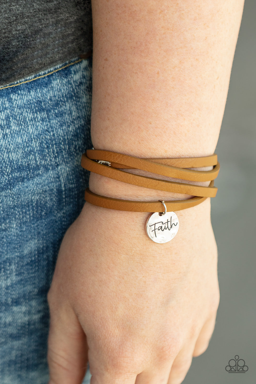 Paparazzi Bracelets - Wonderfully Worded - Brown