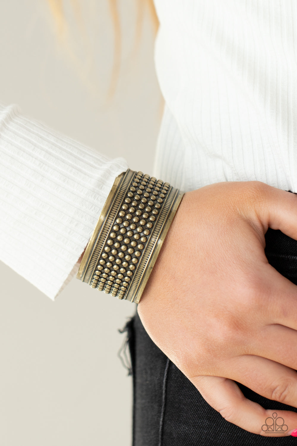 Paparazzi Bracelets - Bronco Bust - Brass Cuff