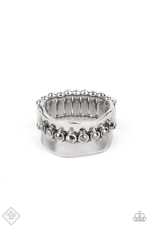 Paparazzi Rings - Scintillating Smolder - Silver - Fashion Fix Magnificent Musings