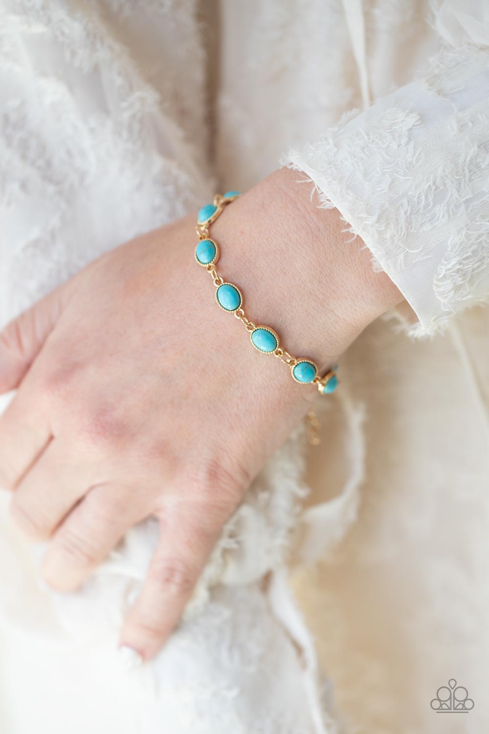Paparazzi Bracelets - Desert Day Trip - Blue