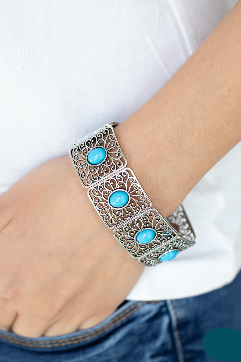 Paparazzi Bracelets - Cakewalk Dancing - Blue