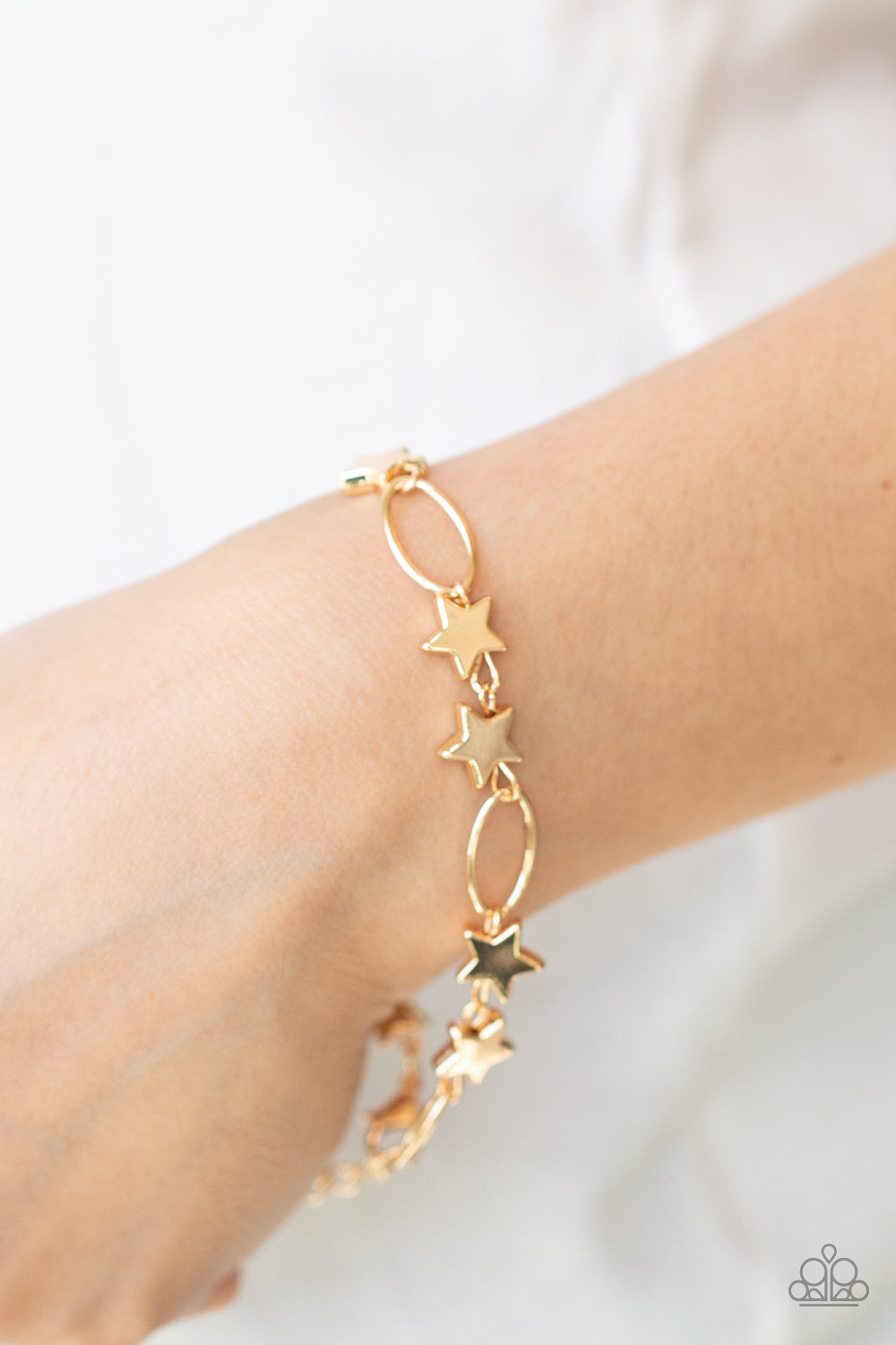 Paparazzi Bracelets - Stars and Sparks - Gold
