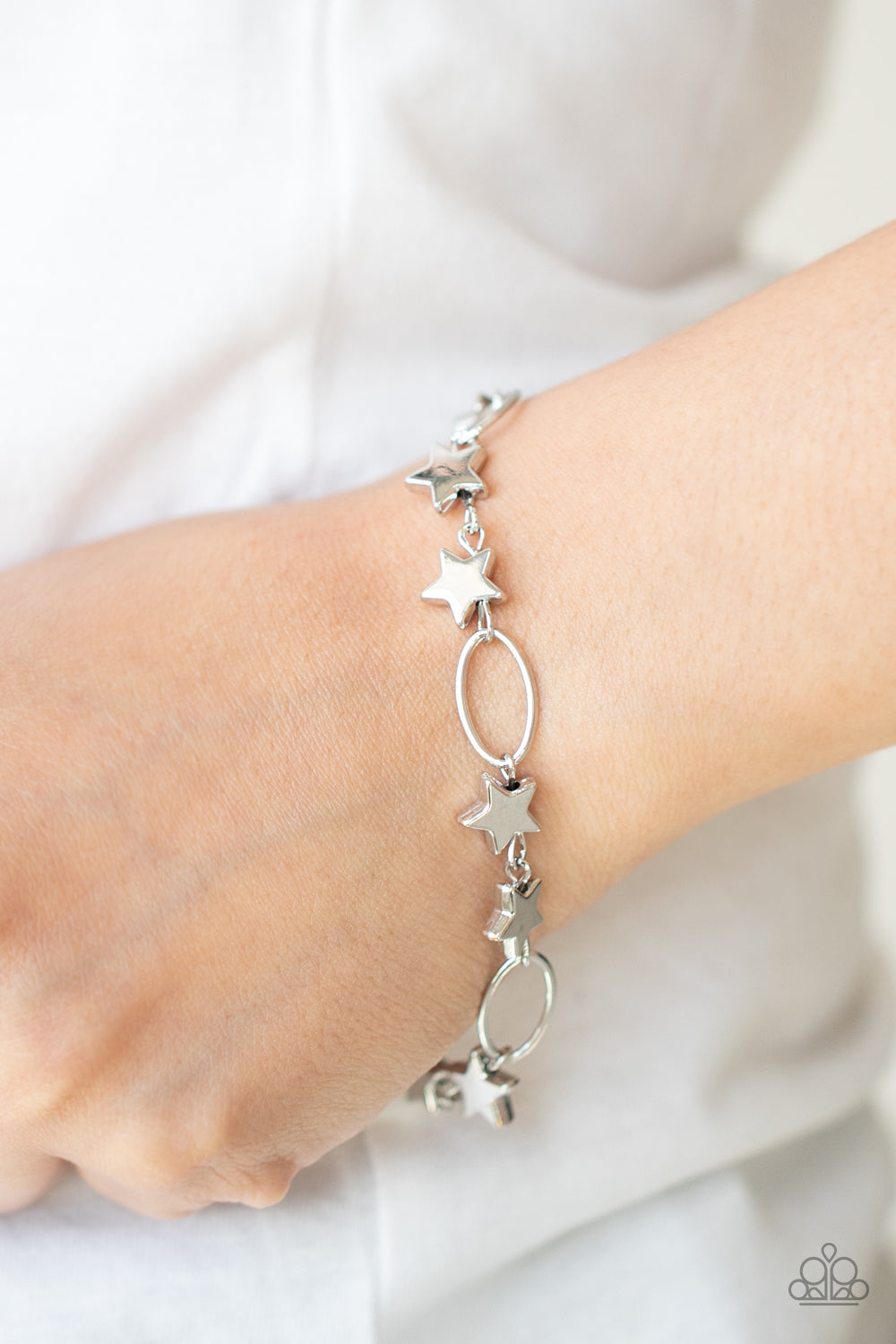 Paparazzi Bracelets - Stars and Sparks - Silver