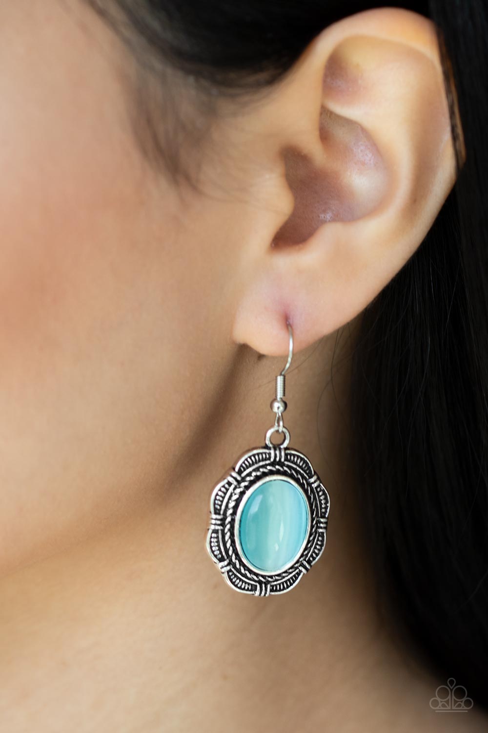 Paparazzi Earrings - Garden Party Perfection - Blue