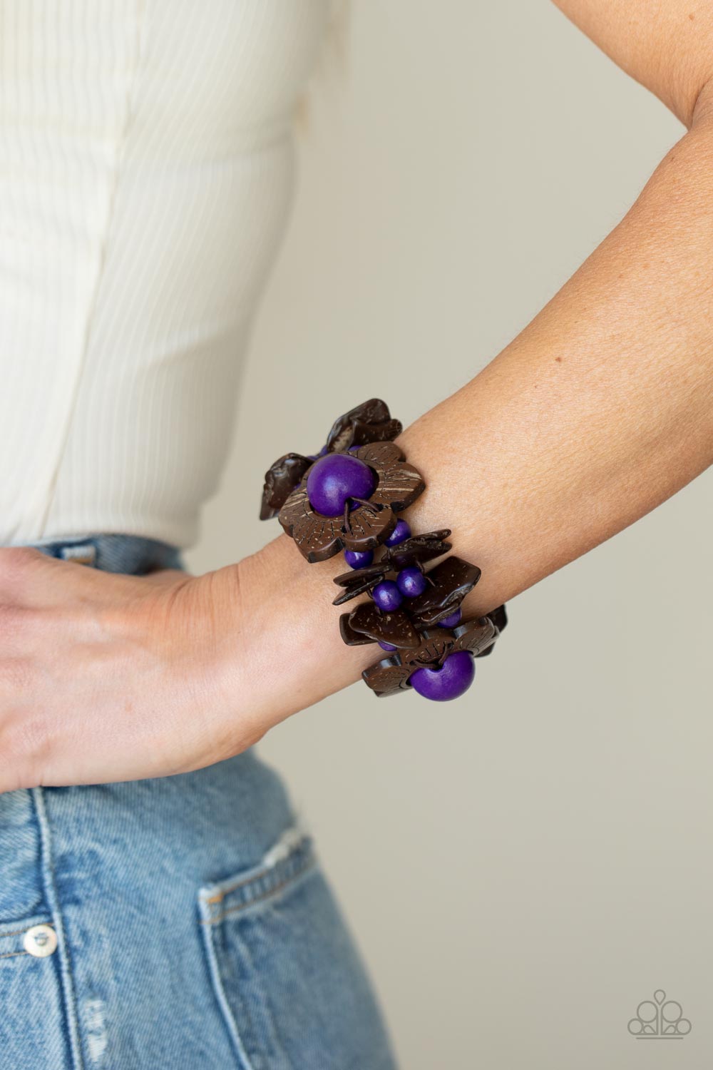 Paparazzi Bracelets - Mediterranean Mangrove - Purple