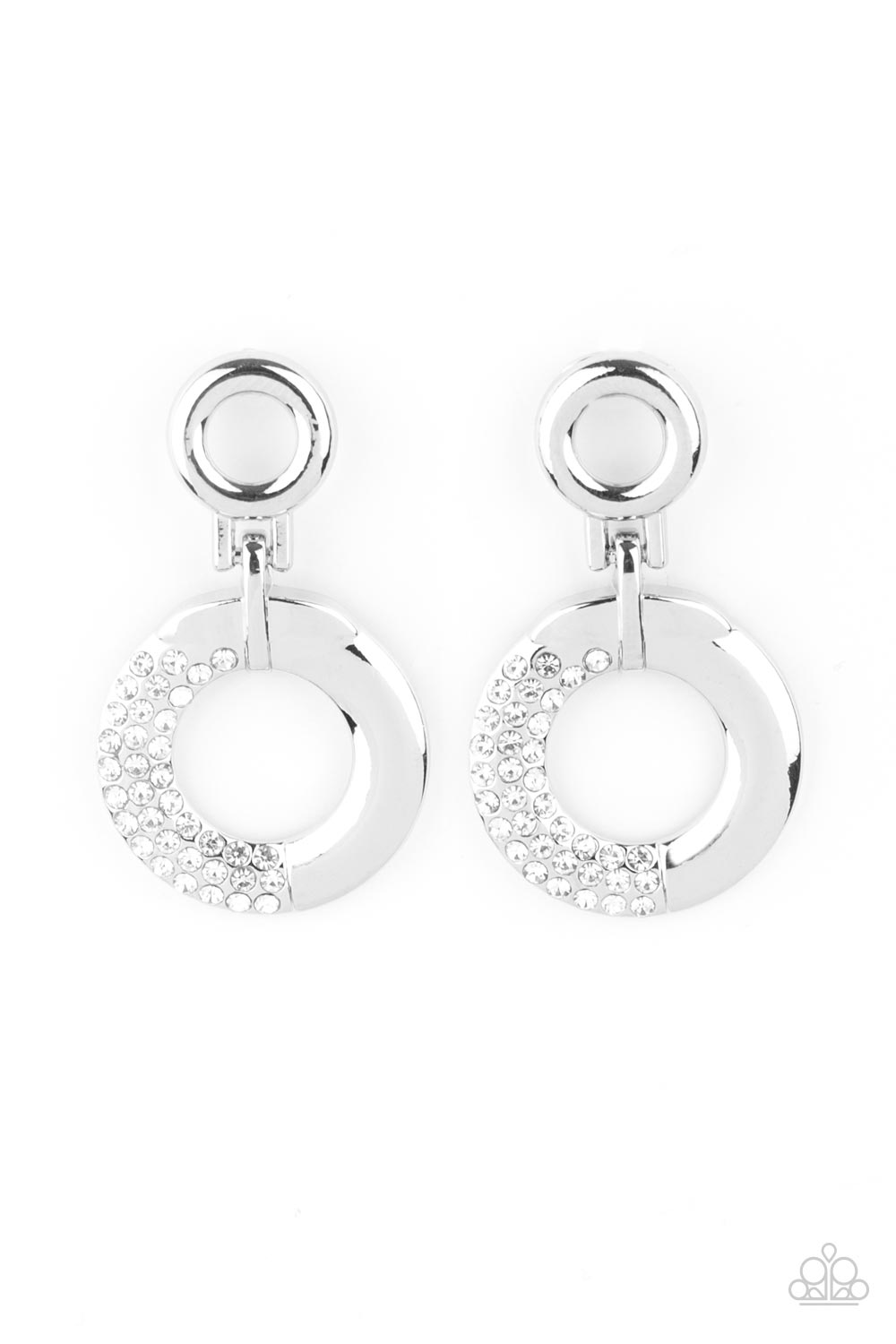 Paparazzi Earrings - Modern Motivation - White