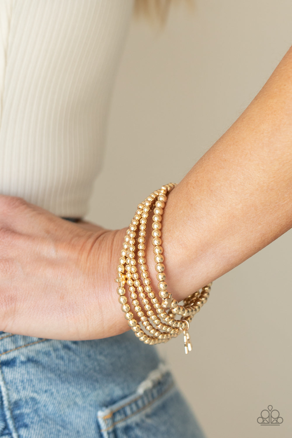 Paparazzi Bracelets - American All-Star - Gold