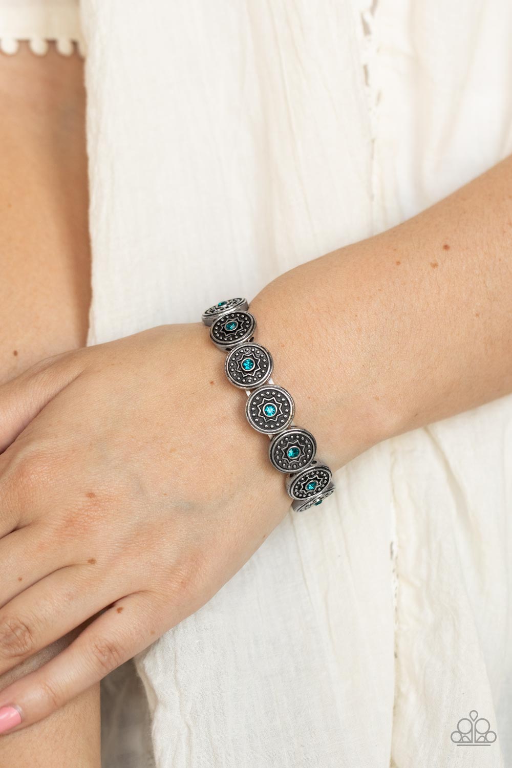 Paparazzi Bracelets - Colorfully Celestial - Blue