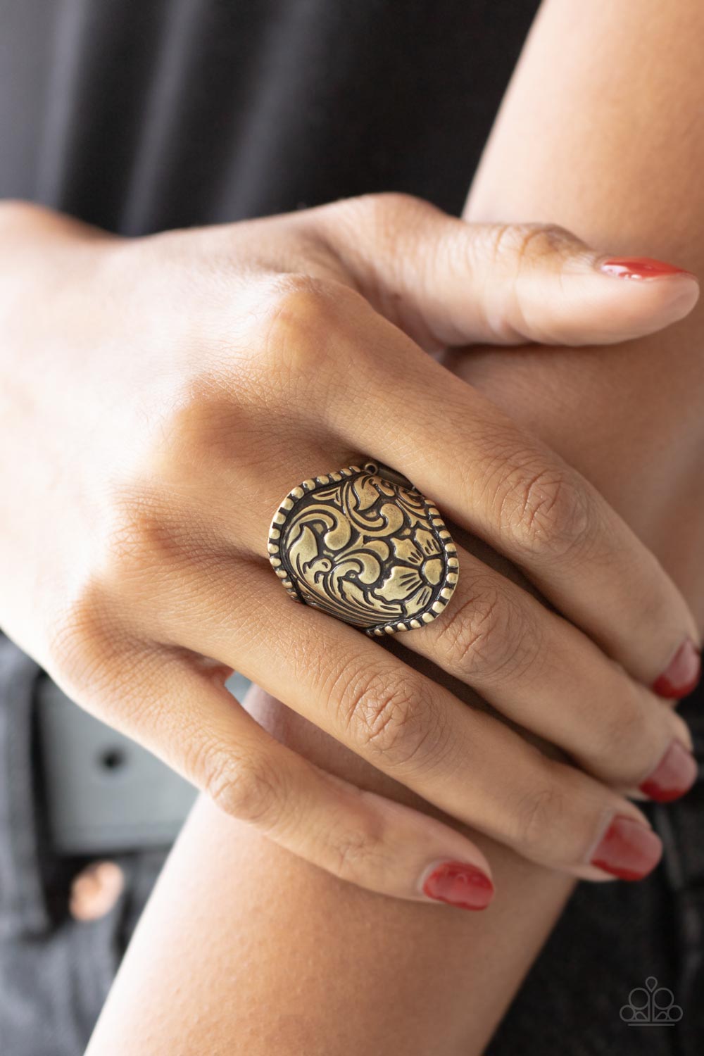 Paparazzi Rings - Oceanic Oasis - Brass