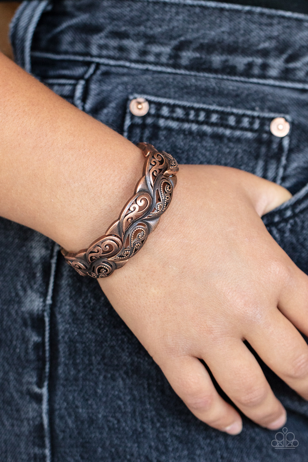 Paparazzi Bracelets -Paisley Portico - Copper