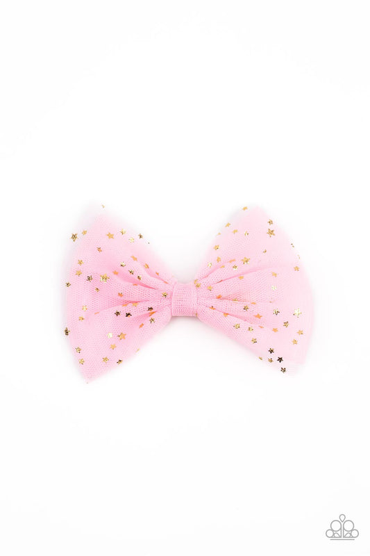Paparazzi Hair Accessories - Twinkly Tulle - Pink