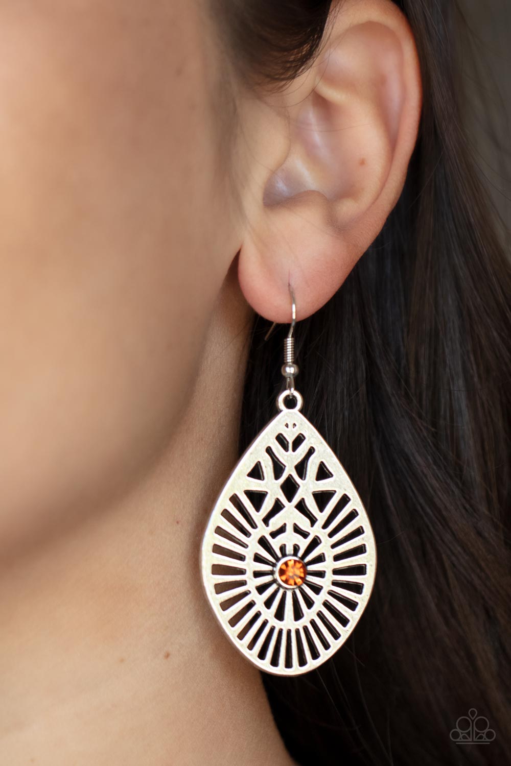 Paparazzi Earrings - Modern Mural - Brown