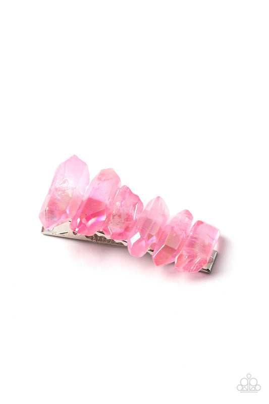 Paparazzi Hair Accessories - Crystal Caves - Pink
