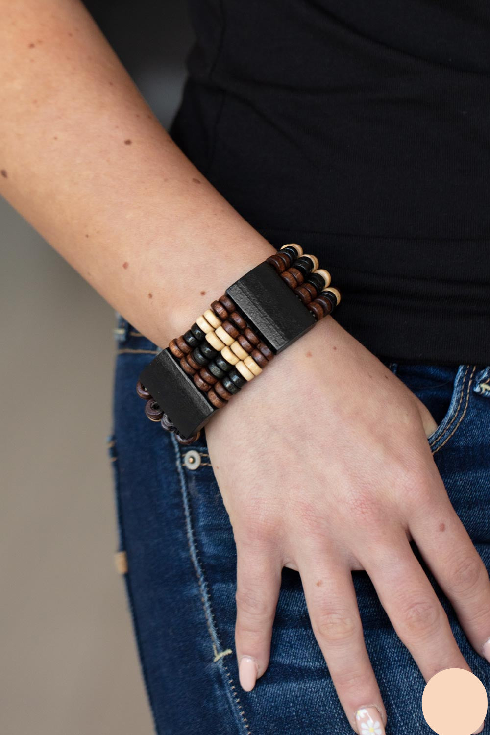 Paparazzi Bracelets - Aruba Attire - Black