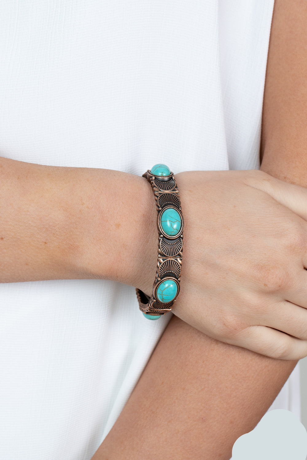Paparazzi Bracelets - Desert Skyline - Copper