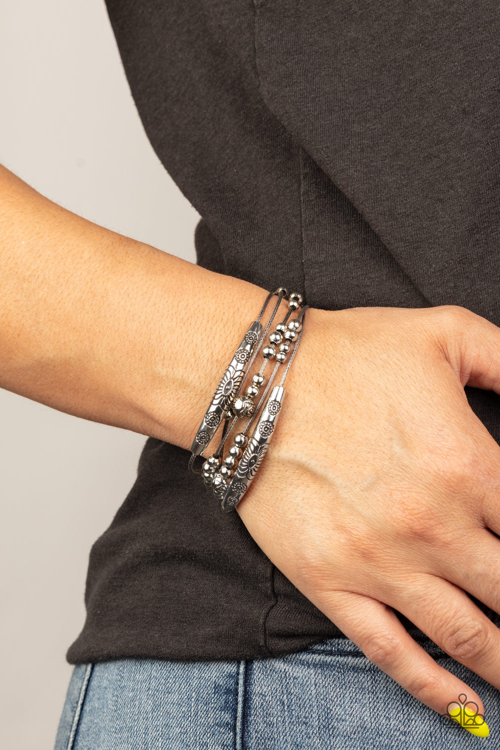 Paparazzi Bracelets - Wanderlust Wanderess - Silver