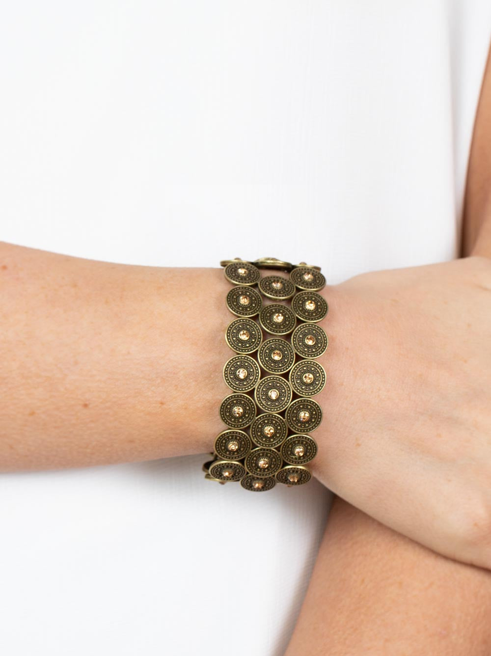 Paparazzi Bracelets - Forgotten Treasure - Brass