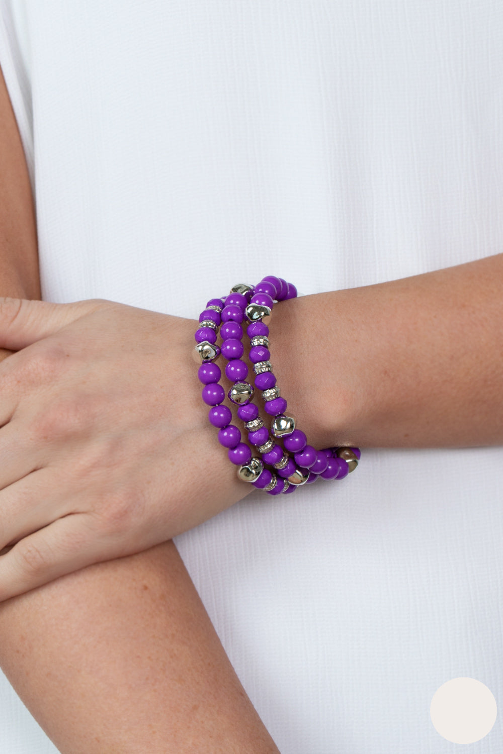 Paparazzi Bracelets - Vibrant Verve - Purple