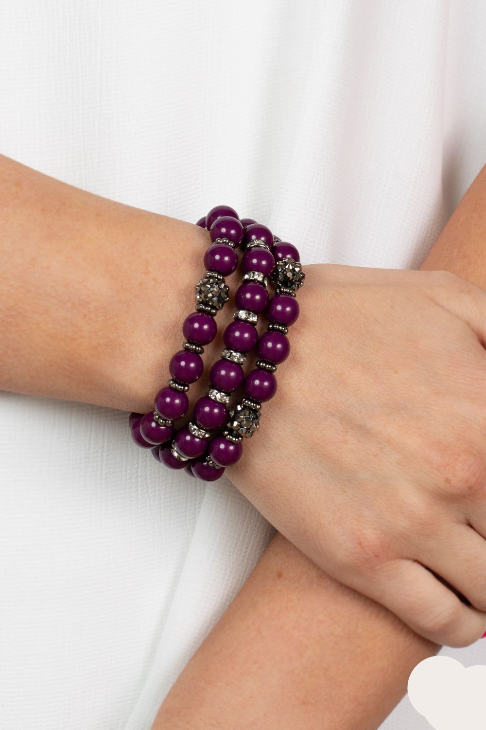 Paparazzi Bracelets - Poshly Packing - Purple