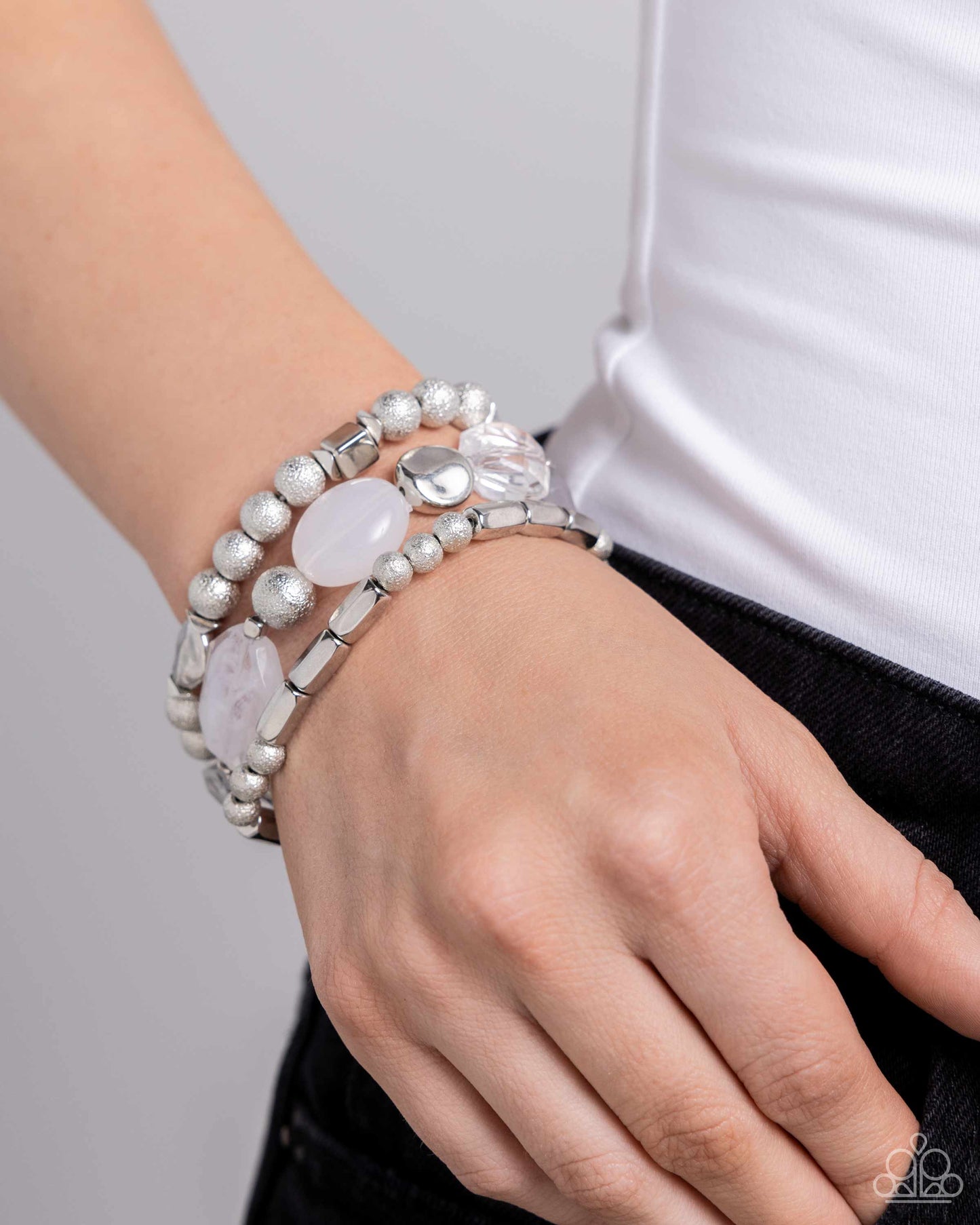 Paparazzi Bracelets - Marina Magic- White