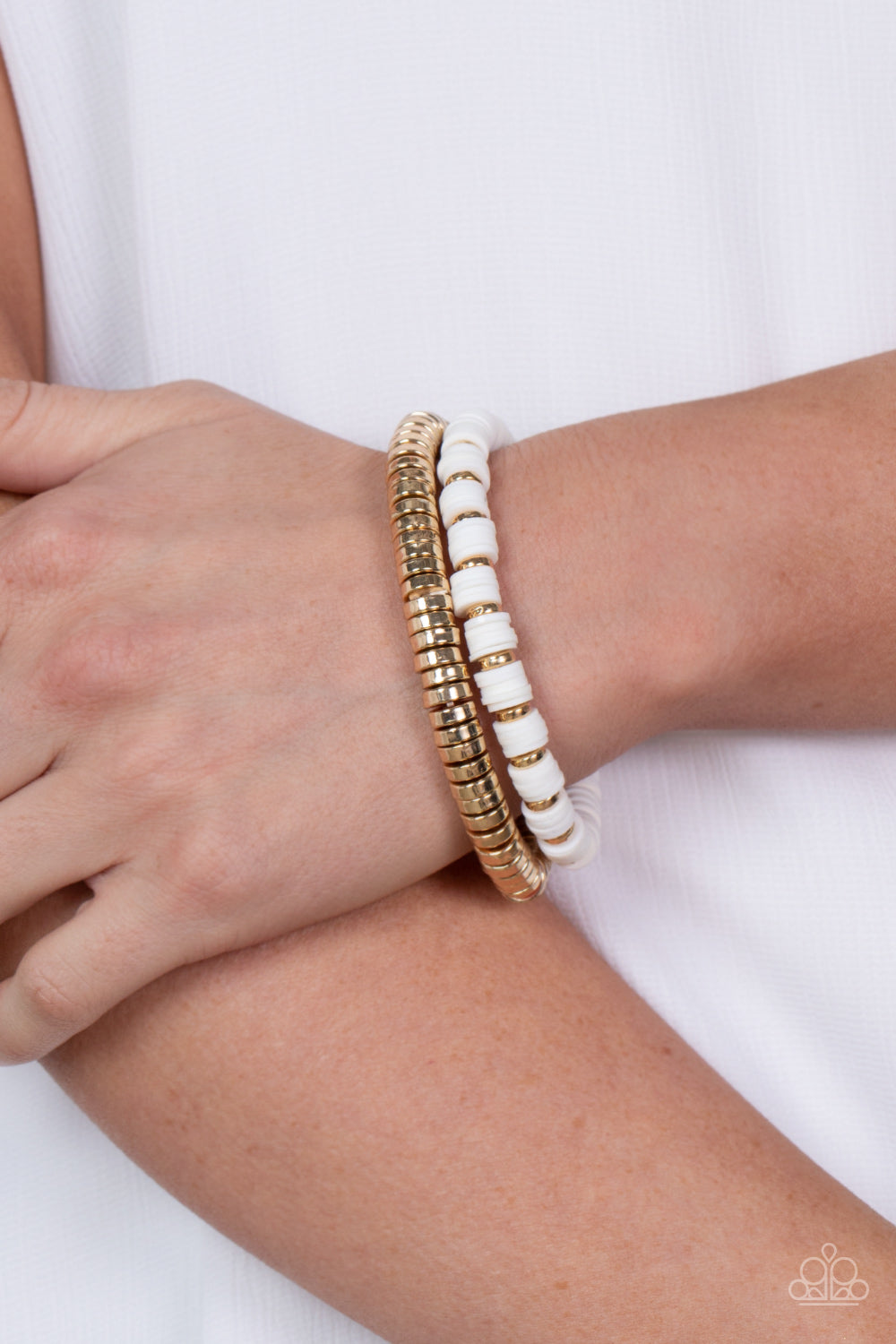 Paparazzi Bracelets - Catalina Marina - White