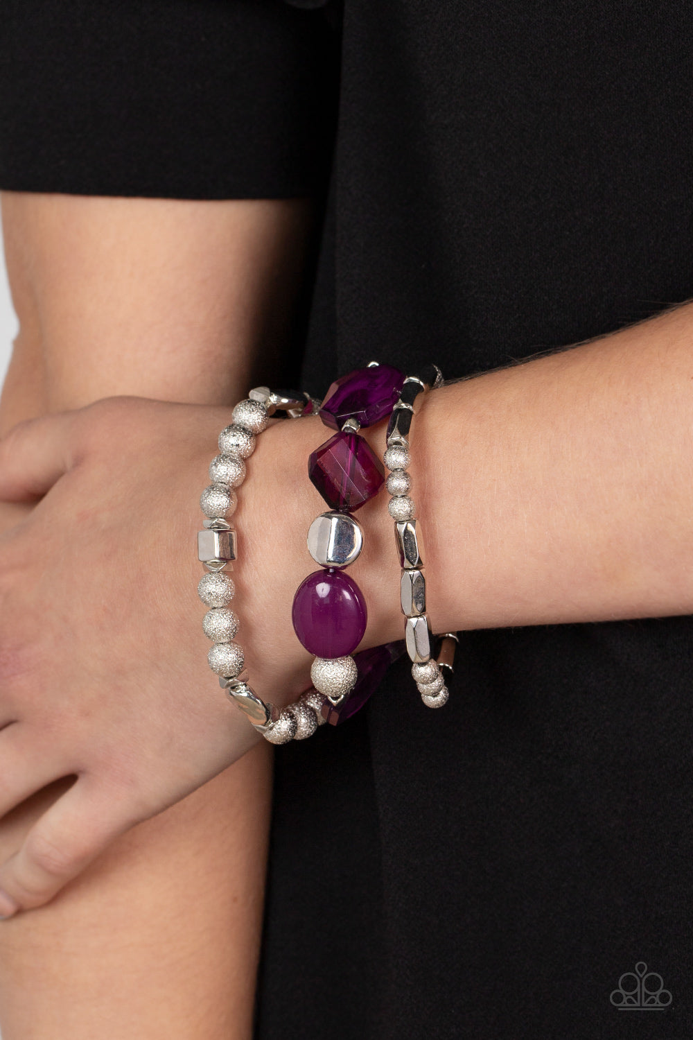 Paparazzi Bracelets - Marina Magic - Purple