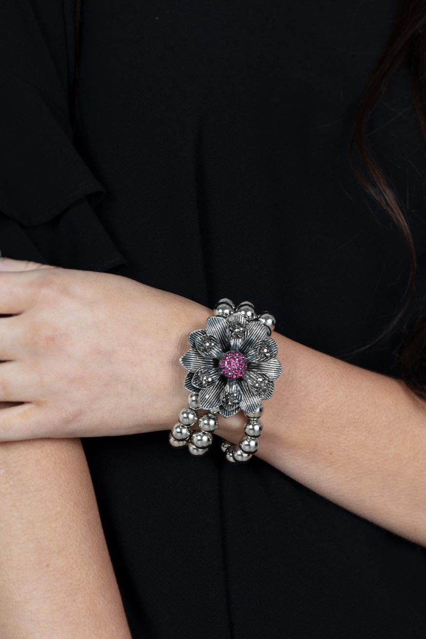 Paparazzi Bracelets - Botanical Bravado - Pink