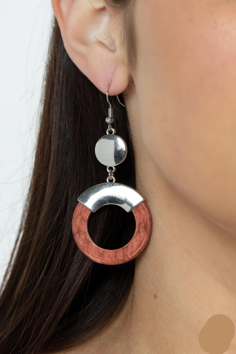 Paparazzi Earrings - Entrada at Your Own Risk - Brown