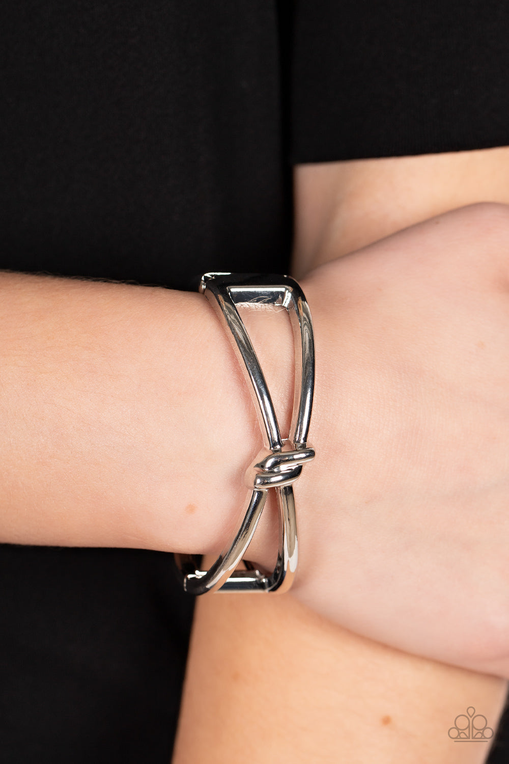 Paparazzi Bracelets - Knot My First Rodeo - Silver