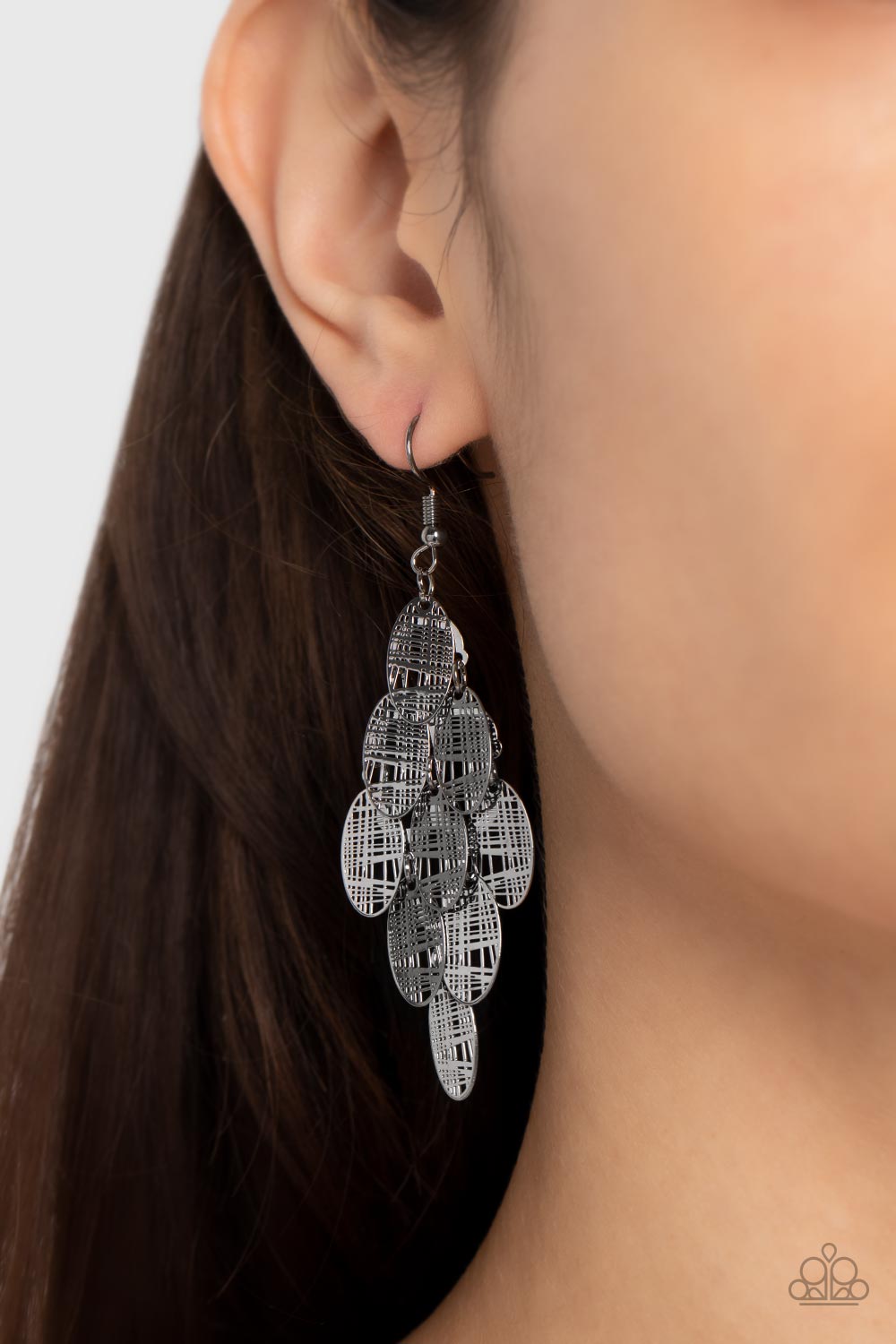 Paparazzi Earrings - Cross It Off My List - Black