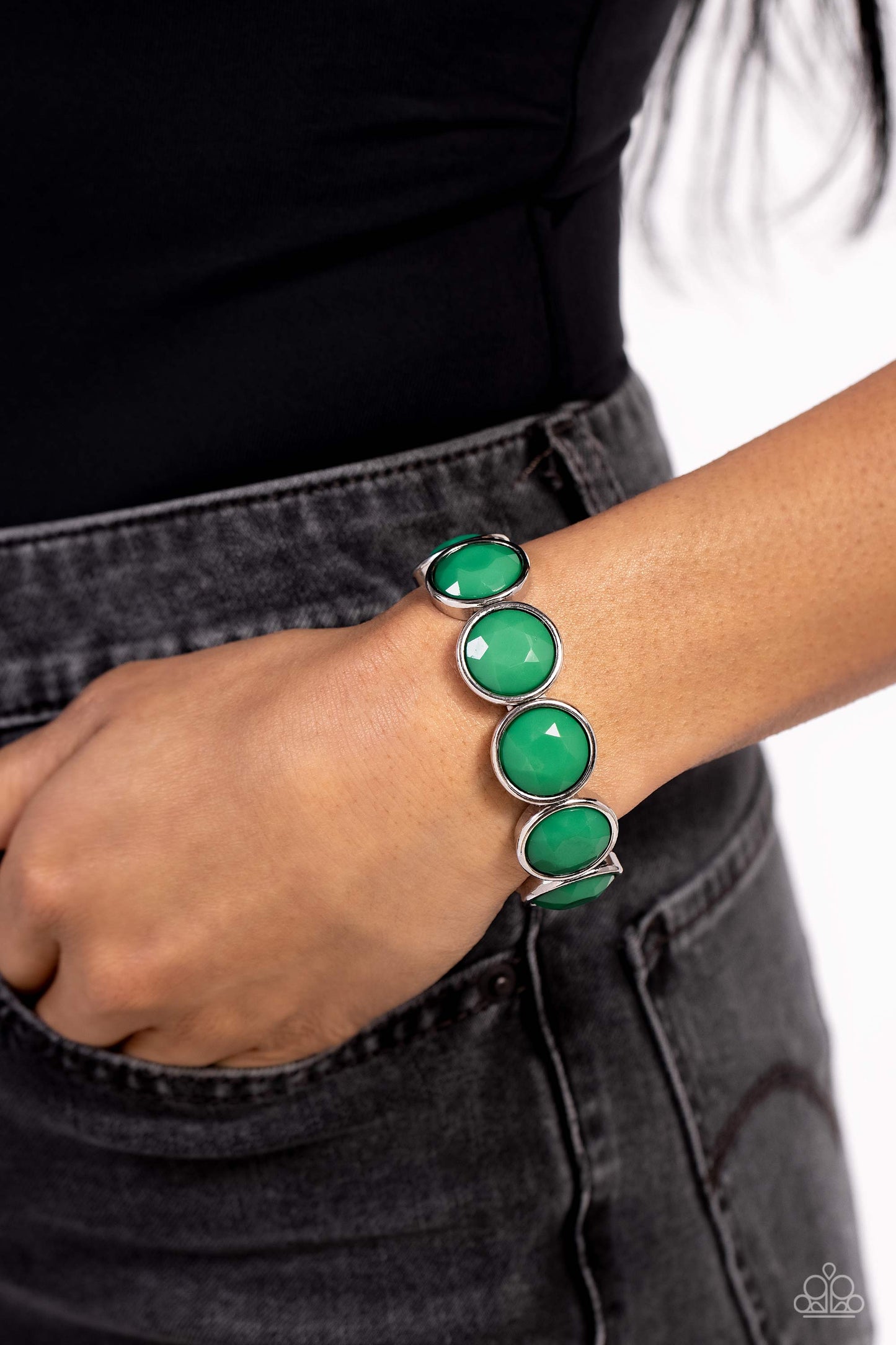 Paparazzi Bracelets - Long Live the Loud - Green