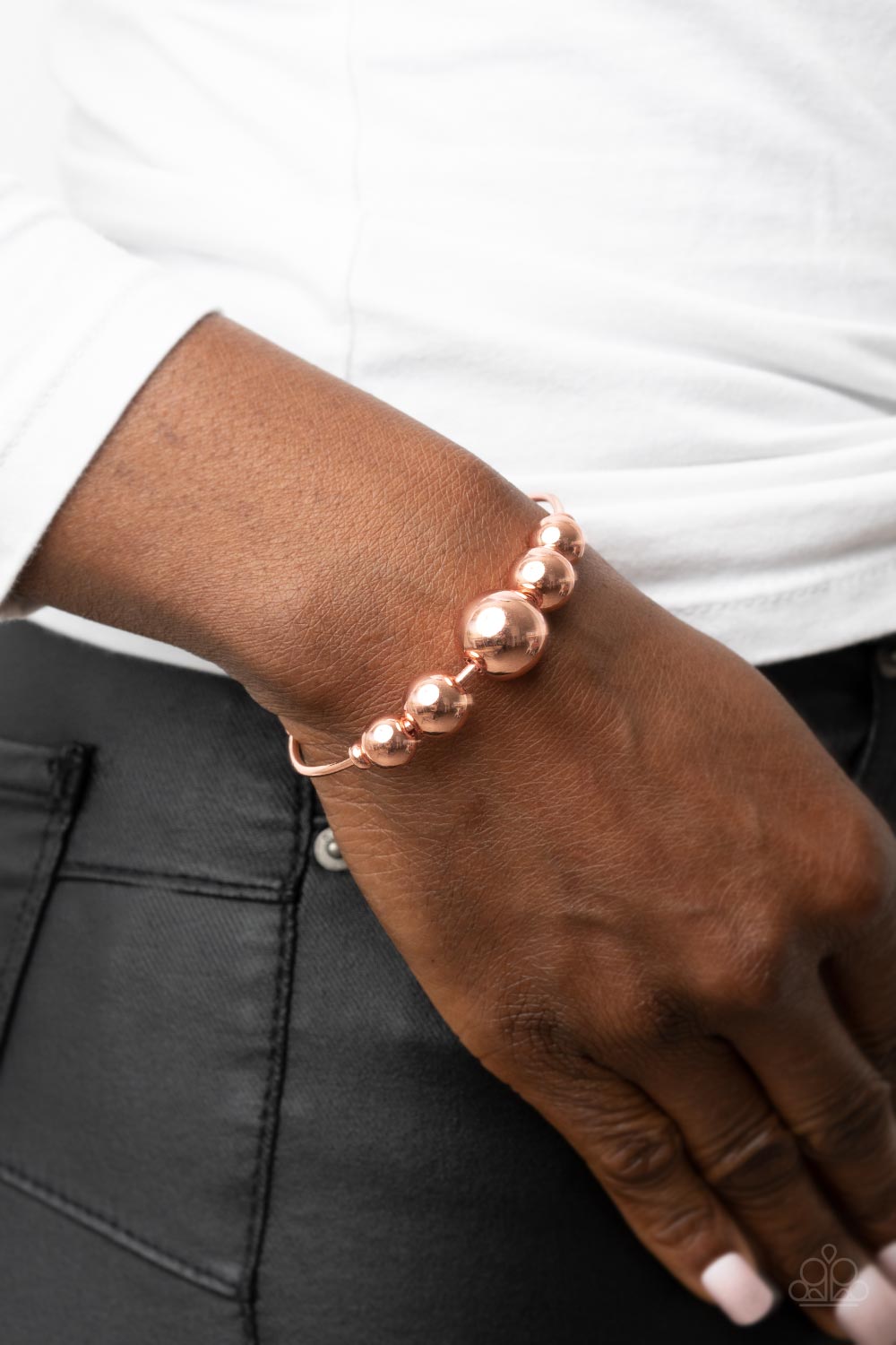 Paparazzi Bracelets - Bead Creed - Copper