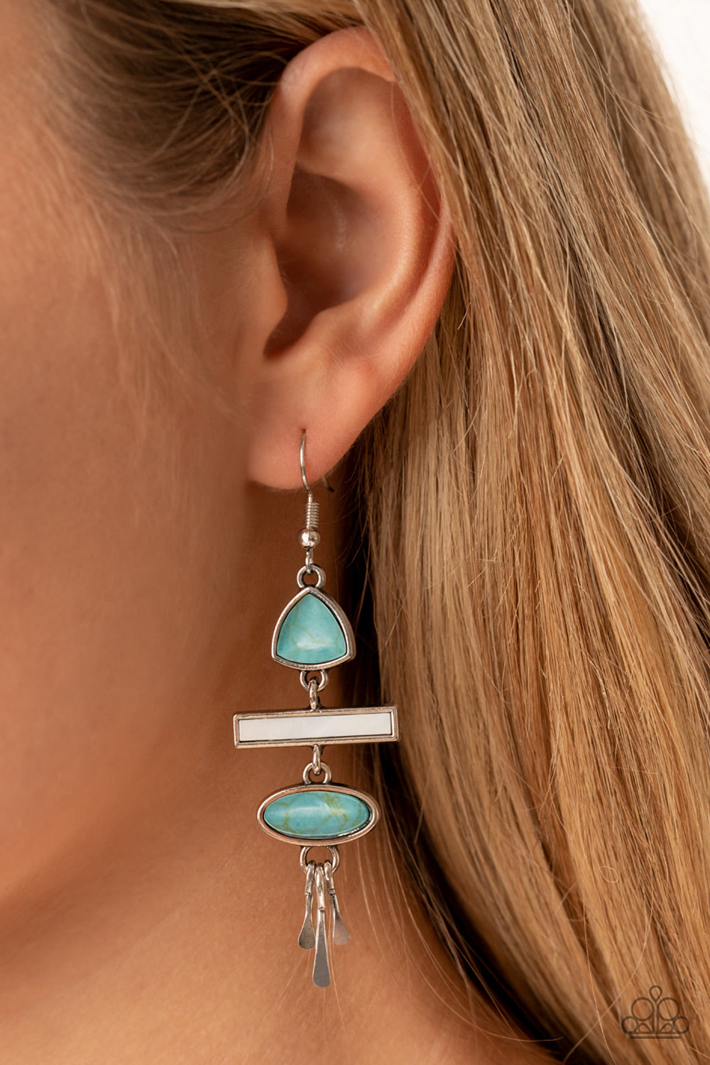 Paparazzi Earrings - Adventurously Artisan - Blue