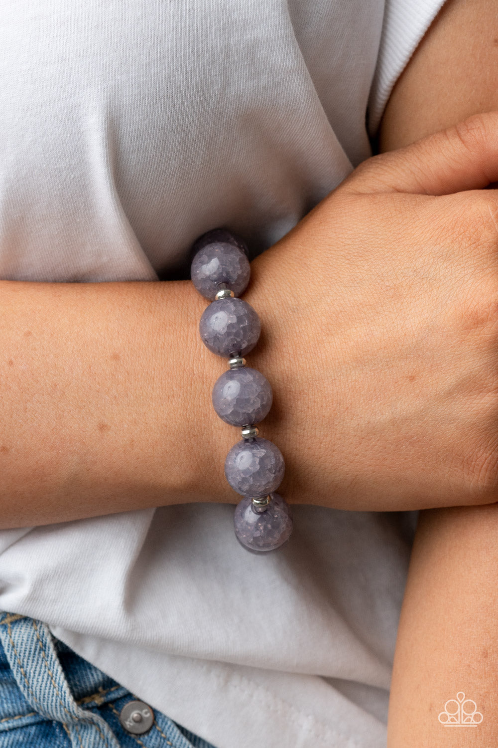 Paparazzi Bracelets - Artic Affluence - Silver