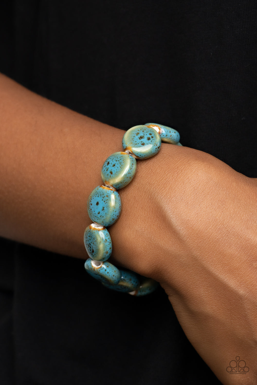 Paparazzi Bracelets - Earthy Entrada - Blue